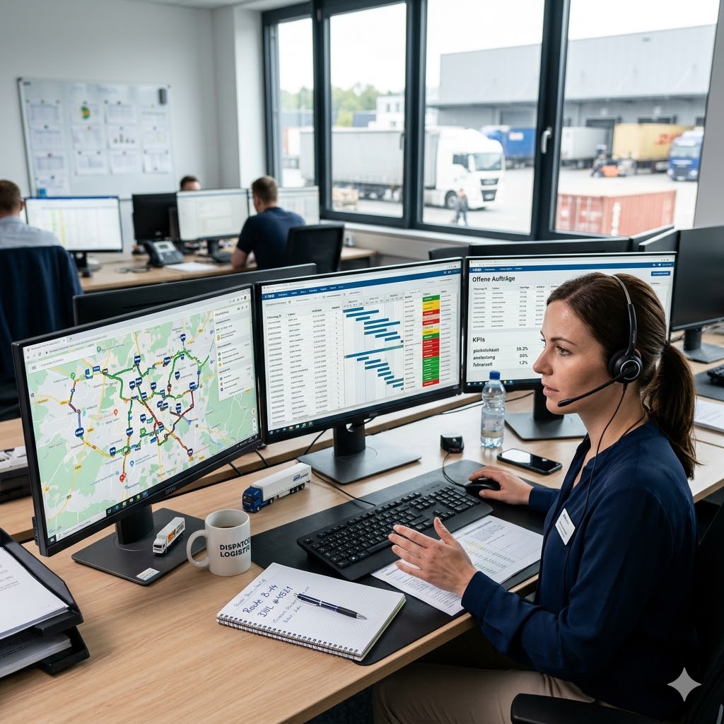 Disposition plant Touren auf Basis zentraler Daten