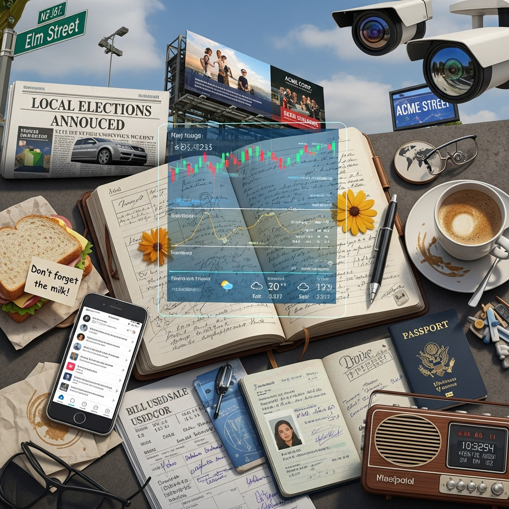 Timeline mit Statusereignissen einer Sendung